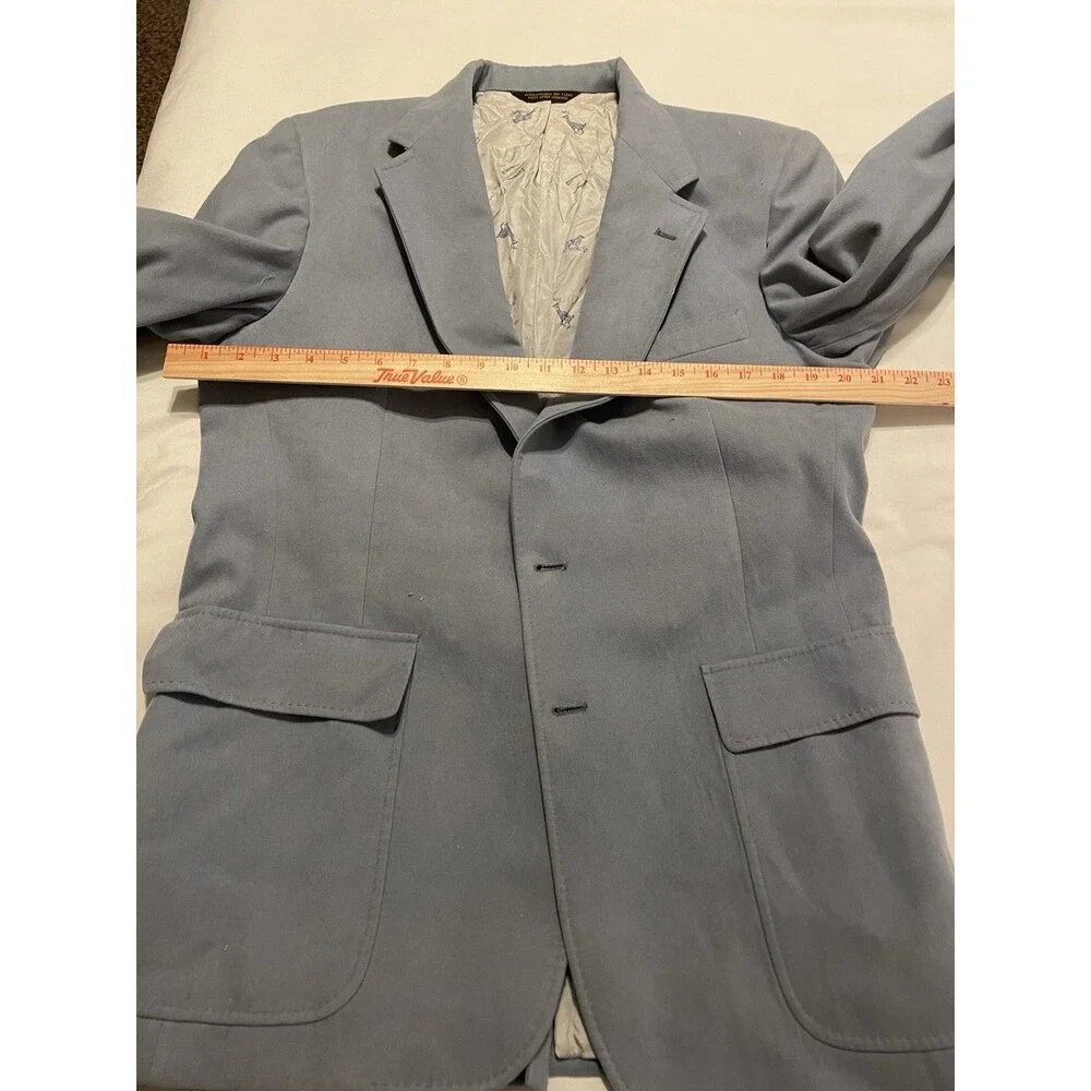 Men's Cricketeer for West’s Store Light Blue Suit Jacket 42 NO SIZE TAG